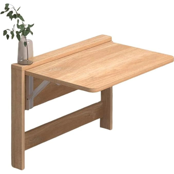 Unsichtbarer wandmontierter Klapptisch aus Massivholz-Kollektion, ausziehbarer Computertisch, multifunktionaler Tisch, 90° klappbar, breite Tischplatte für Gegenstände, für Schlafzimmer, Wohnzimmer (O