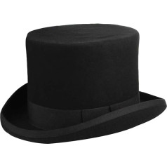 DEMU Cylinder felt hat, wool felt hat, wedding hat, topper, fancy dress, party, carnival