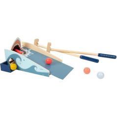 small foot Shark Attack 11588 Wooden Mini Golf with Integrated Snap Mechanism from 3 Years