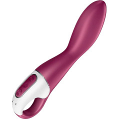 Satisfyer, Bluetooth G-Spot Vibrator Heated Thrill Connect App 20.5 cm with Heat Function Silicone