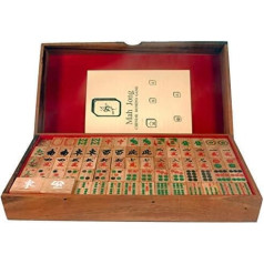 Terrapin Trading Ltd Fair Trade Thai Thailand Holz Regenwald Mah Jong Set in Holzkiste 37x20x5cm