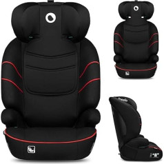 LIONELO LARS i-Size Child Car Seat 100-150 cm, Group 2 3, Side Protection 10 Degrees, Headrest Adjustment, Comfortable Armrests, Removable Backrest