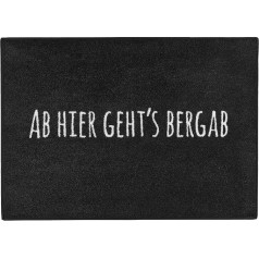 Pechkeks Doormat with Saying 