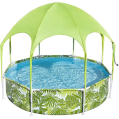 Bestway Steel Pro Frame Pool with Sun Protection Roof 