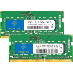 16 GB RASALAS 2X 8 GB DDR4 2400 MHz PC4-19200 PC4-2400T Non-ECC ungepuffert 1,2 V CL17 1Rx8 Single Rank 260 Pin SODIMM Laptop Arbeitsspeicher RAM Modul Upgrade…