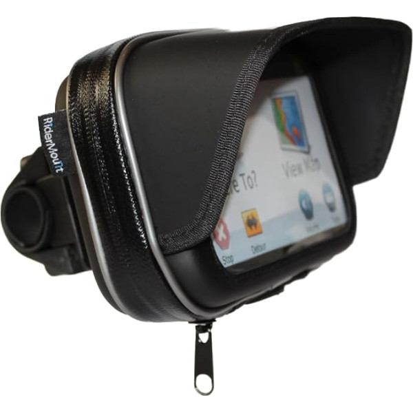 RiderMount Sunshade GPS Case with Handlebar Mount (Small)