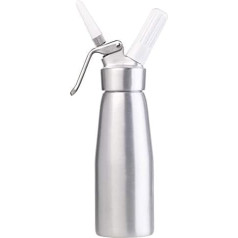 Rosenstein & Söhne Cream Syphon Cream Dispenser for Whipped Creams and Sauces, 500 ml, 3 Attachments (Cream Sprayer, Cream Fairy, Cream Capsules)