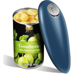 Elektrischer Dosenöffner, Arthritis-Dosenöffner mit One-Touch-Schalter und glatten Kanten, leistungsstarker elektrischer Dosenöffner für Küche, Party und Reisen (blau)