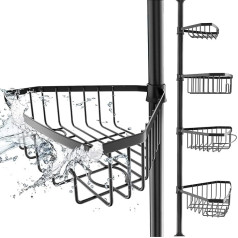 Edelhand© Telescopic shower shelf.