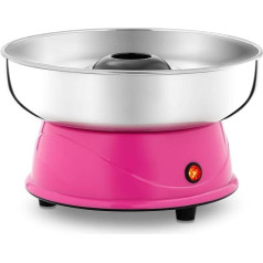 Royal Catering -RCZK - Mini Cotton Candy Machine - 420 W - 28.5 cm Wide - Pink + Free Scoop