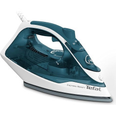 Tefal Express Steam, Steam Iron, Anti-limescale System, 2400 Watts, Drip Stop Function, Short Heating Time, First-Class Ironing Result, Powerful Steam Boost of 185 g/min, 270 ml Water Tank