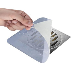 MAOYONG Tub Stopper, Silicone Floor Drain Mat, Anti-Odour Drain Plug, Silicone Drain Plug, Bathtub Plug for Sink, Bathtub Sink, Sink Plug, Pack of 2