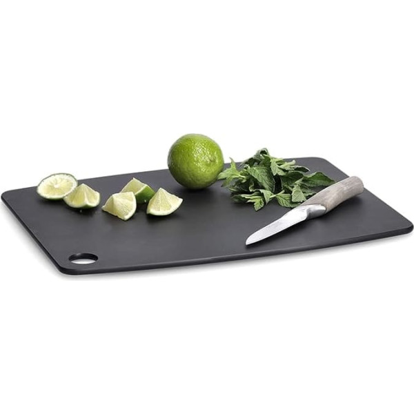 Zeller Eco 26053 Chopping Board Wood Fibre Laminate 37 x 27.5 x 0.6 cm Black
