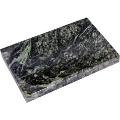 Green Marble Soap Dish - Polished and Shiny Marble Bowl Holder - Beautifully Crafted Bathroom Accessory - By CraftsOfEgypt
