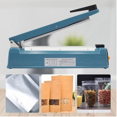 MOGOULUA 400 mm Heat Sealer Film Welding Machine 5 mm Sealing Width Beam Welding Machine Sealing Device Temperature Control Heat Sealer Plastic Bags Sealing for Mylar PP and PE Bags