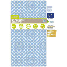 AirPro Fibre Fixer Ironing Blanket Giant - 148 x 80 cm - 6 Layers! Extra Thick Padding & Durability - Ironing Blanket for Your Table - Iron Faster and More Comfortable on Your Table -