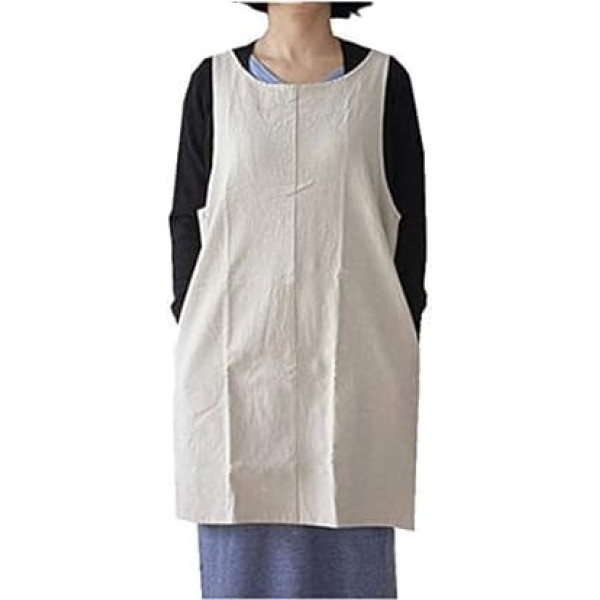 weiche Baumwolle Leinen Schürze Farbe Halfter Kreuz Bandage Schürzen japanischen Stil, X Form Küche Kochen Kleidung Geschenk für Frauen Chef Einzugs