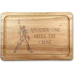 Freddie Mercury Inspired Premium Wooden Chopping Board, 30 x 20 cm