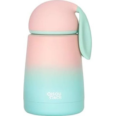 BISOU MAMI® Stainless Steel Thermos Flask for Baby and Children - Leak-proof Insulated Bottle Cataleya in Cute Design - BPA Free Water Bottle with 100% Insulation - Thermos Bottle 300 ml