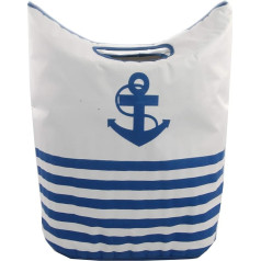 DVier Laundrybag Polyester Navy Motif 42 x 29 cm Height 60 cm