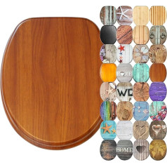 Soft Close Toilet Seat, Many Beautiful Wooden Toilet Seats to Choose From, Very Stable & High Quality