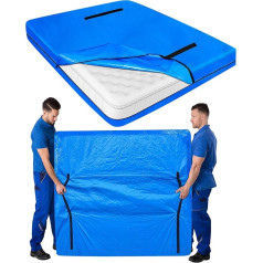 Mattress Cover for Moving and Storing with Handles, Reusable, Waterproof, Extra Thick, (160 x 200 cm Thickness 30)