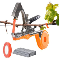 Cameleon Plant Ties Machine | Binding Pliers for Plants, Including Tying Roll, Staples | Plant Tie Tongs for Tomatoes, Grapes, Viticulture, Cucumbers | Ideal Garden Accessories, Plant Accessories