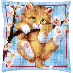 Vervaco Cross Stitch Kit: Cushion: Hanging, NA, 40 x 40cm