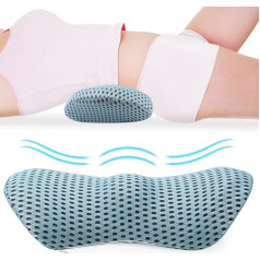 Lumbar Support Cushion Orthopaedic Lumbar Cushion Bed Supports The Waist, Lumbar Support Cushion for Office Chair and Car Seat, Memory Foam Back Support Cushion to Relieve Back Pain