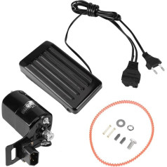 Ejoyous 180 W Sewing Machine Motor, Sewing Machine Foot Pedal Controller, Universal Home Sewing Machine, Foot Switch, Pedal with Motor, Sewing Machine Replacement Parts, Rotation, Counterclockwise,