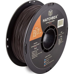 HATCHBOX 1.75mm Brown 731C PLA 3D Printer Filament - 1kg Roll - Dimensional Accuracy +/- 0.03mm