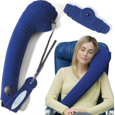Travelrest - The Ultimate Travel Pillow - #1 Best Seller on Amazon (2-year WARRANTY) Rated Most Comfortable by The Wall Street Journal!