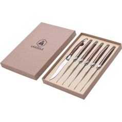 LAGUIOLE - Set of 6 Walnut Steak Knives