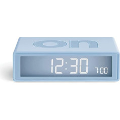 Lexon Alarm Clock, Blue, 8.4 x 5.2 x 2.4 cm