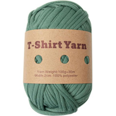 T-Shirt Yarn Spaghetti Yarn Thick Yarn Crochet Cotton Polyester Elastic Fabric Knitting Yarn for Hand DIY T-Shirt Yarn