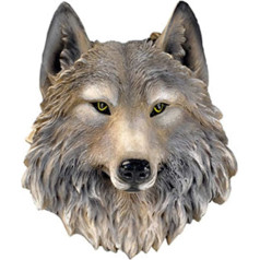 Wolf Head Animal Head Wall Decoration Resin Decorations Sculpture Head Wall Sculpture Head Wall Decoration Wolf
