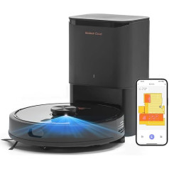 Boolean Cloud Robot Vacuum Cleaner with Mop Function Robot Vacuum Cleaner 3000Pa with Laser Navigation 180 Mins Max Ideal for Pet Hair Carpet Hard Floor