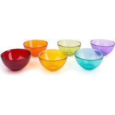 Color Life Set Bowl 6 Pcs. Scratch Multicolor