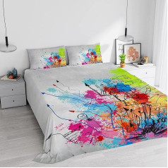 ki-osa by Matteo Bosio Bed Set, Multi-Colour, 2 Seater, 3 units