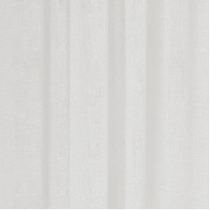 Umbra Sheera Curtains, 132 x 241 cm, Translucent, Semi-Transparent Curtains with Ruffle Tape, Set of 2, White
