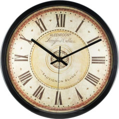 ALEENFOON Silent Vintage Retro Metal Wall Clocks 30 cm for Living Room Kitchen No Ticking Noise Indoor Clock Non Ticking Classic Wall Clocks Hanging Clock