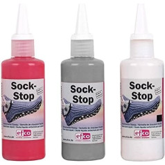 Sock-Stop Pack of 3 Grey Cream Bordeaux Trendy and Really Attractive