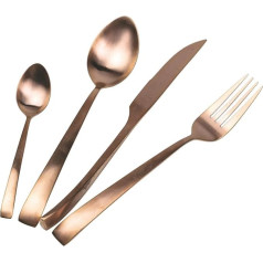 Villa d'Este Home Tivoli 5905210 Park Avenue Set of 24 Matte Stainless Steel