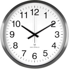Velleman WC50D XXL Radio Wall Clock – 50 cm