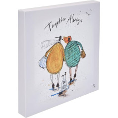 Sam Toft Together Always Printed Canvas 30x30cm