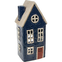 Village Pottery Large Tealight, Navy