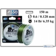 Asso Pītā aukla ASSO 8x PE 150 green - 06
