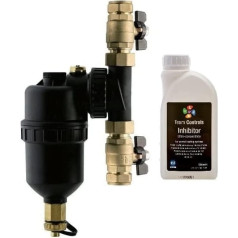 Magnetischer Boilerfilter 22mm Inline für Zentralheizung + Inhibitor