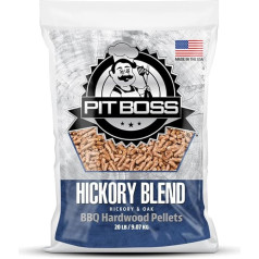 Pit Boss BBQ Hardwood Pellets Hickory Mix 9kg No Additives
