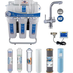 Reverse Osmosis System 800 GPD Perfect Water No. 1 Ultimate Plus PRO No Tank Required Water Filter Drinking Water Reverse Osmosis